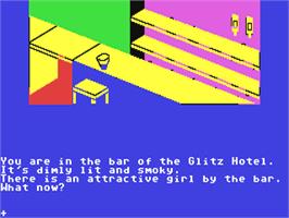 In game image of Valkyrie 17 on the Commodore 64.