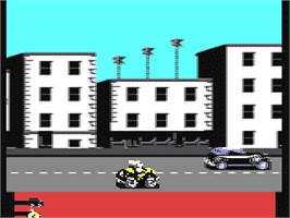 In game image of Who Framed Roger Rabbit on the Commodore 64.