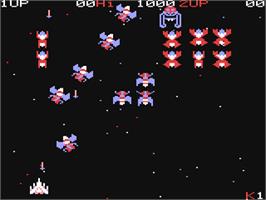 In game image of Zalaga on the Commodore 64.