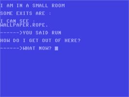 In game image of Zeittunnel - Flucht In Die Gegenwart on the Commodore 64.