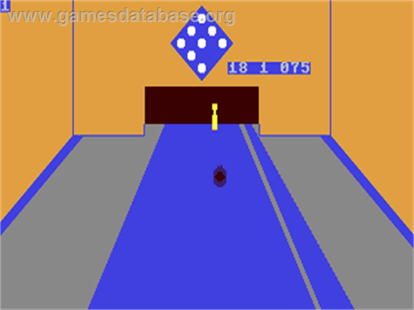 10-Pin Bowling (CDS Software) - Commodore 64 - Artwork - In Game