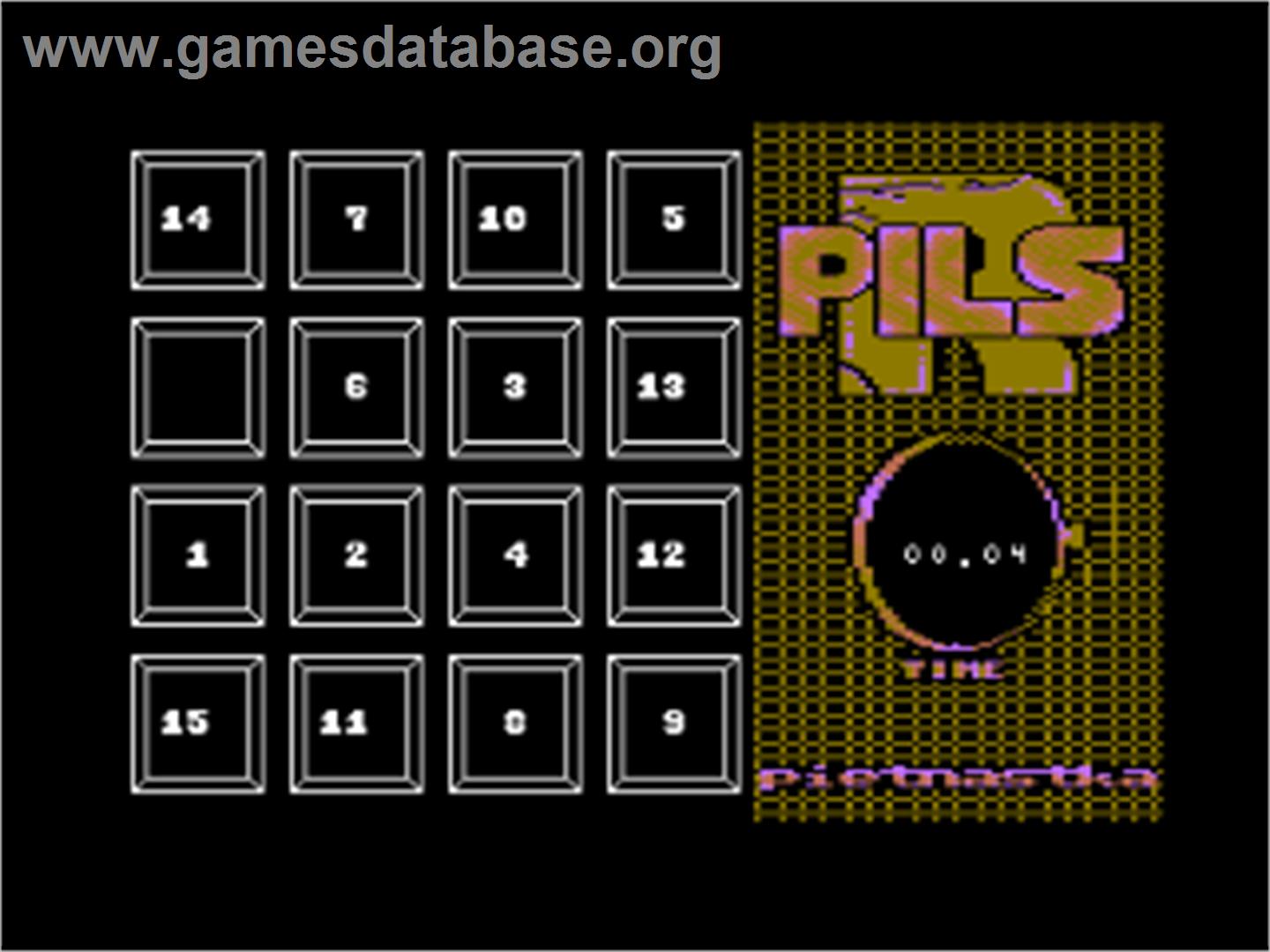 15 Pietnastka - Commodore 64 - Artwork - In Game