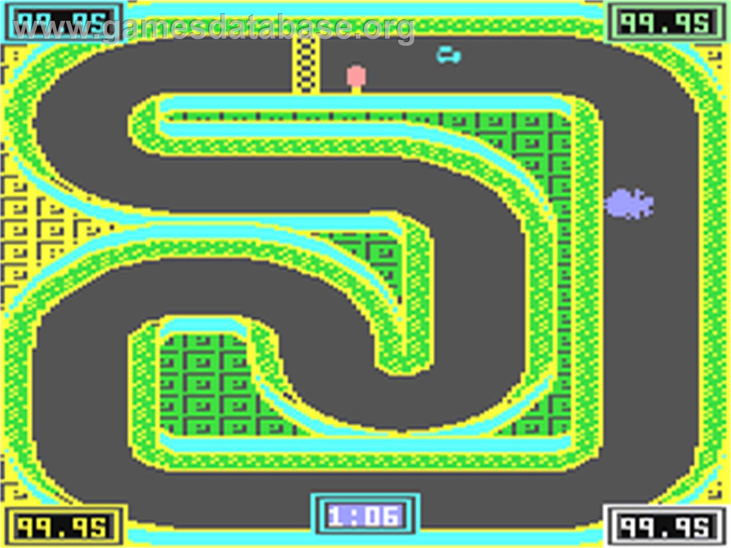 3D Stock Cars II - Commodore 64 - Artwork - In Game