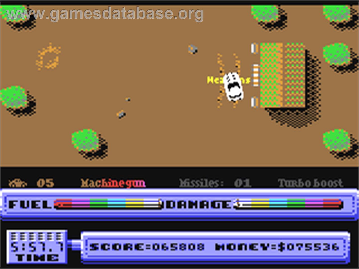 5th Gear - Commodore 64 - Artwork - In Game