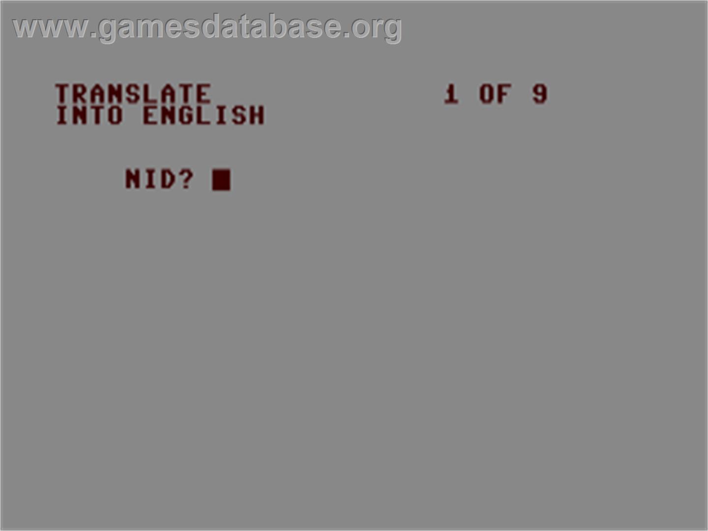 64 French Tutorial - Commodore 64 - Artwork - In Game