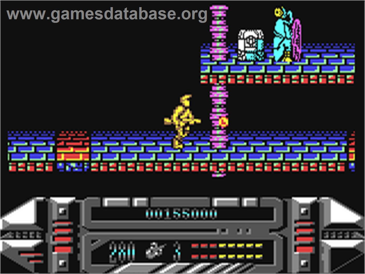 A.M.C.: Astro Marine Corps - Commodore 64 - Artwork - In Game