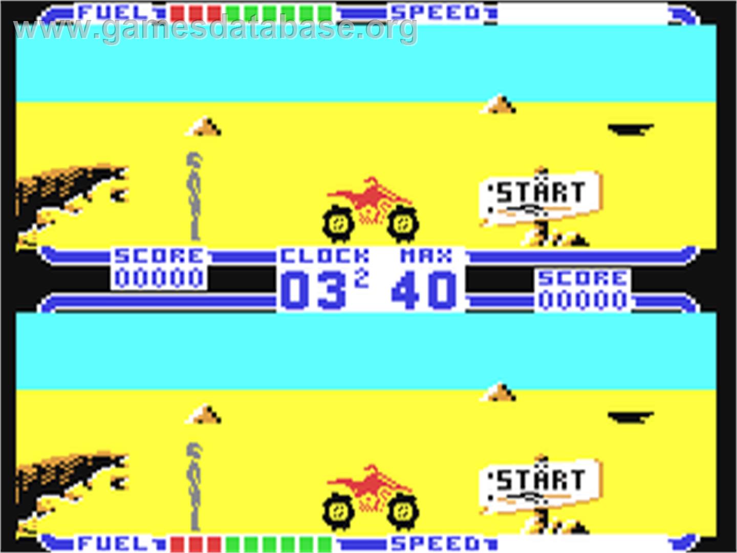 ATV Simulator - Commodore 64 - Artwork - In Game