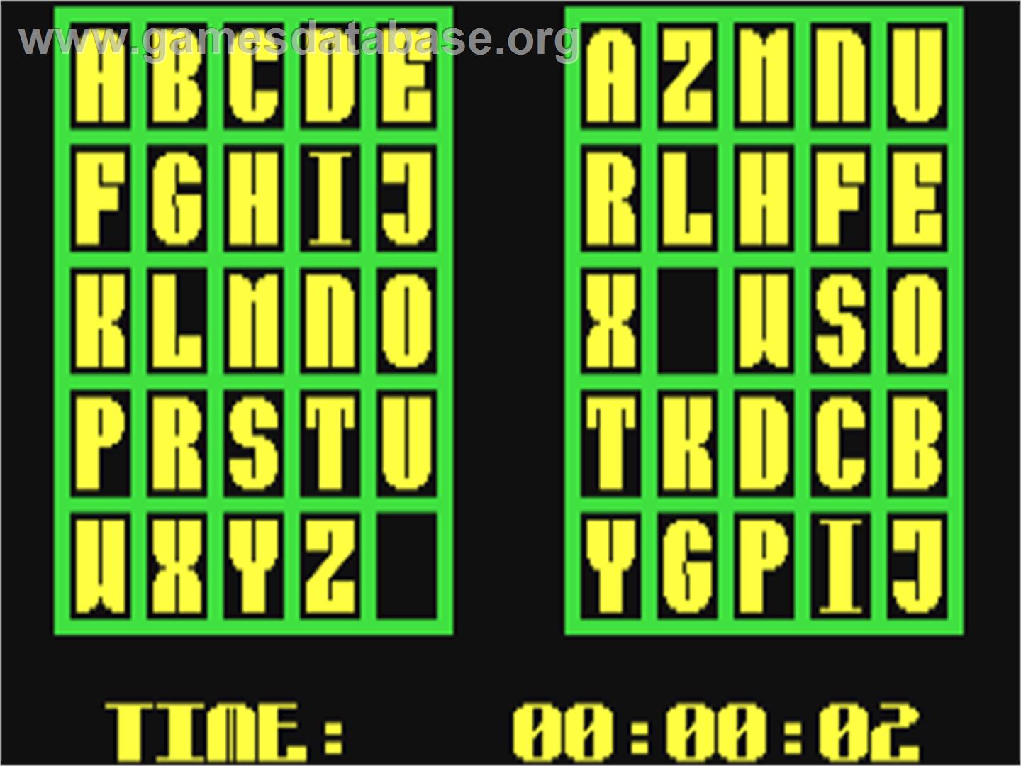 Abc - Commodore 64 - Artwork - In Game