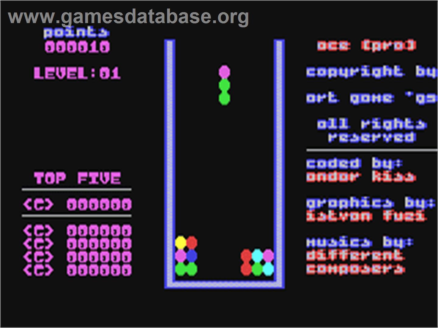 Ace Pro - Commodore 64 - Artwork - In Game