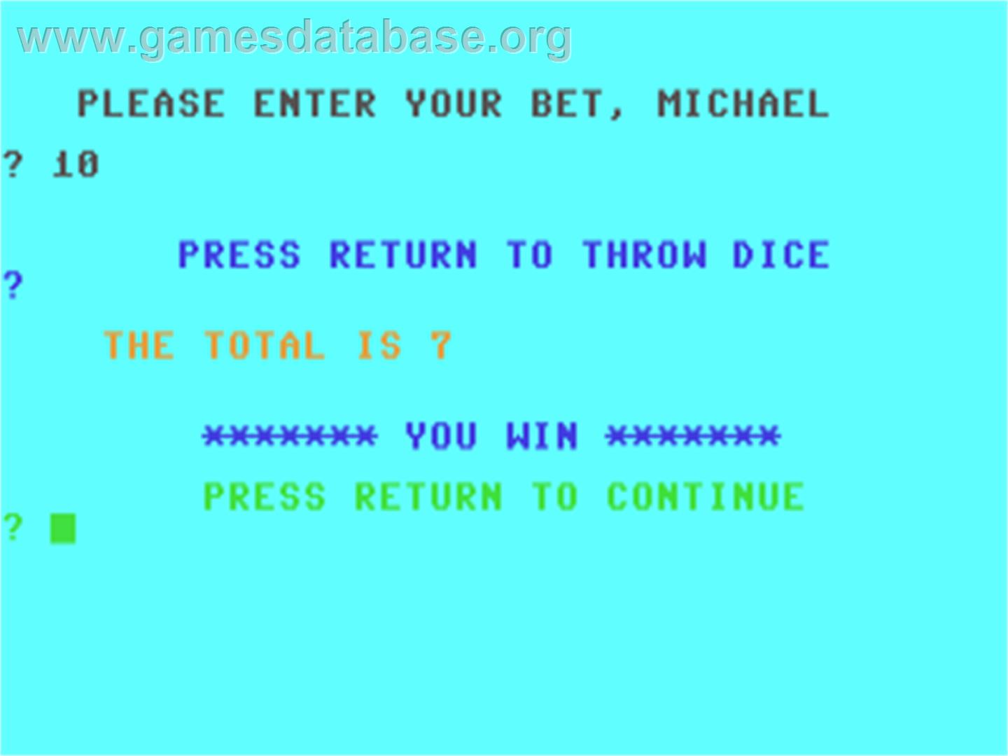 Aces High - Commodore 64 - Artwork - In Game