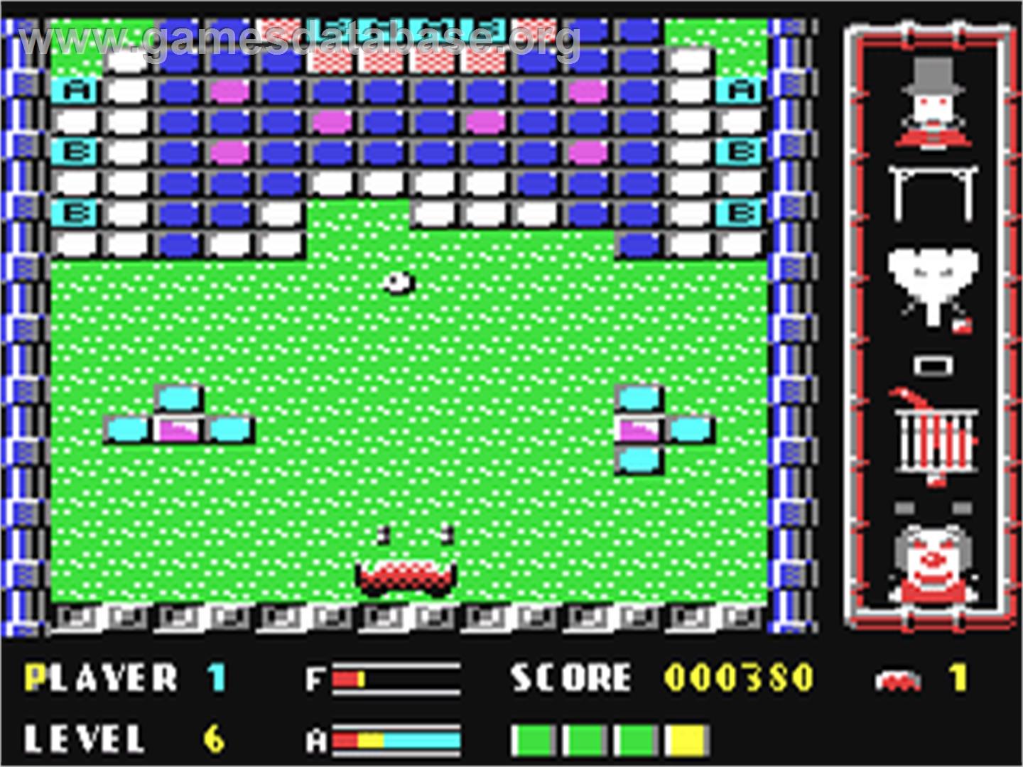 Addicta Ball - Commodore 64 - Artwork - In Game