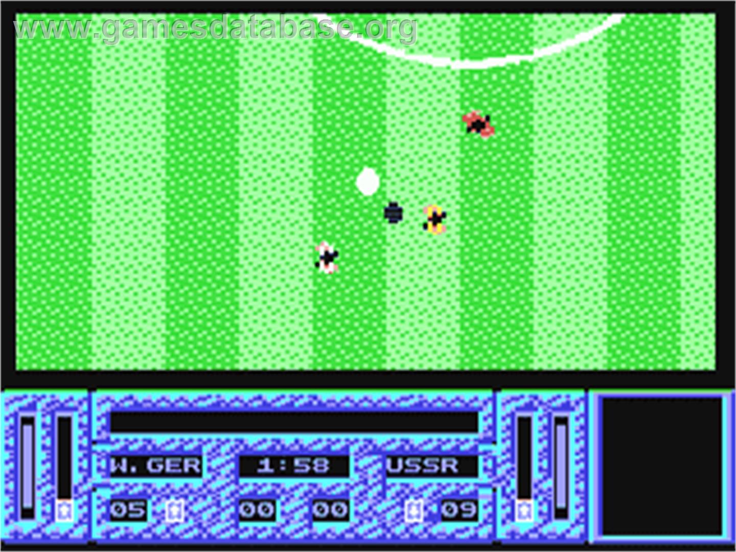 Adidas Championship Football - Commodore 64 - Artwork - In Game