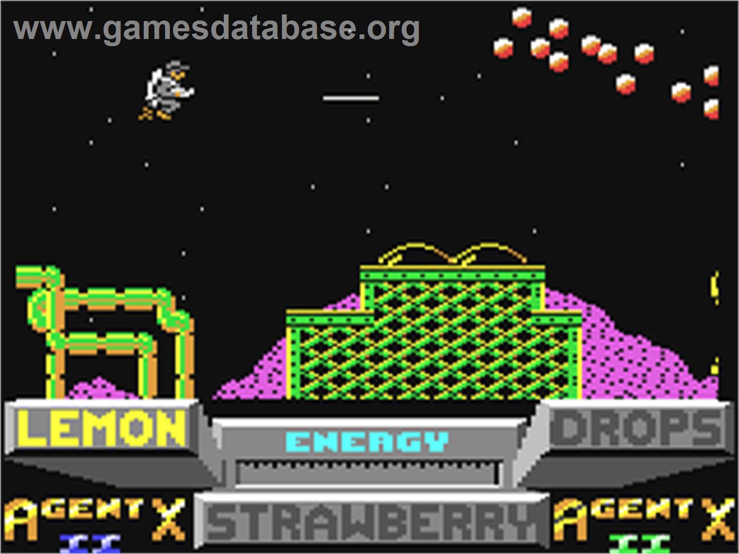 Agent X II: The Mad Prof's Back! - Commodore 64 - Artwork - In Game