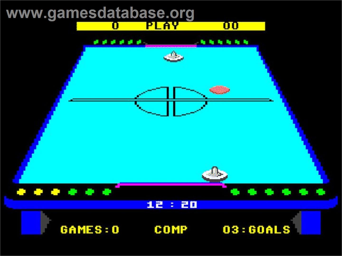 Air Hockey - Commodore 64 - Artwork - In Game