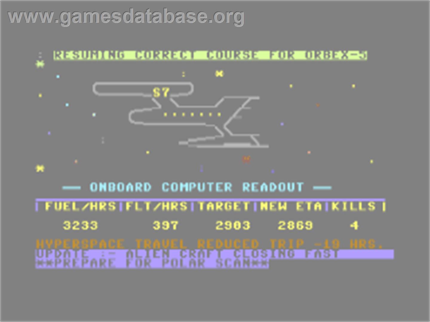 Alien Attack (Courbois) - Commodore 64 - Artwork - In Game