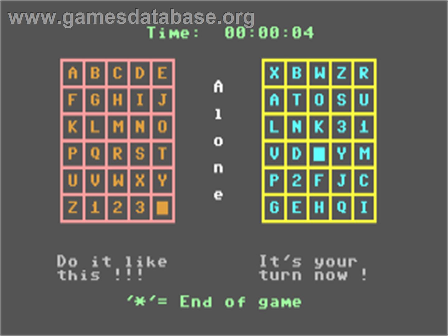Alone - Commodore 64 - Artwork - In Game