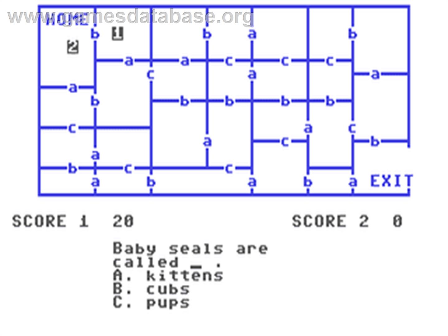 Amazer - Science - Commodore 64 - Artwork - In Game