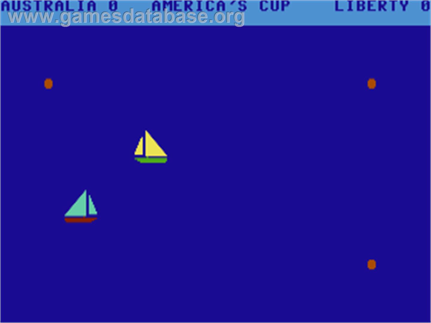 America's Cup - Commodore 64 - Artwork - In Game