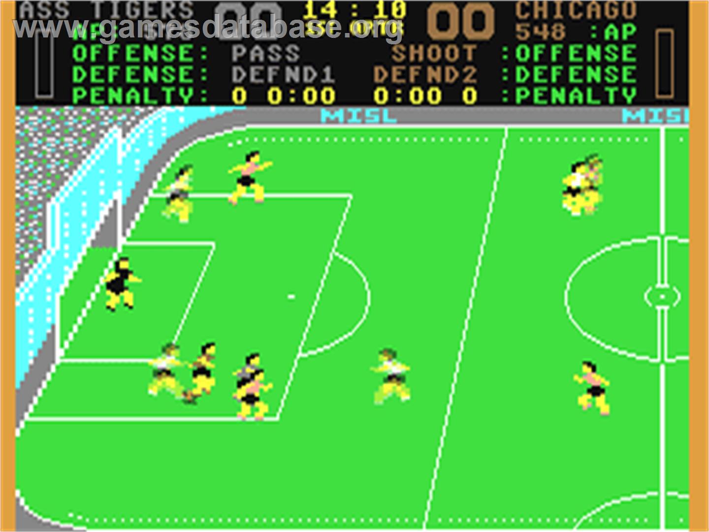 American Indoor Soccer - Commodore 64 - Artwork - In Game