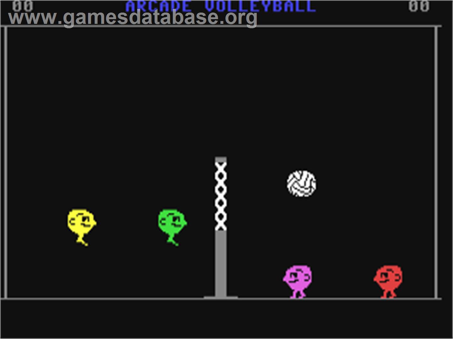 Arcade Volleyball - Commodore 64 - Artwork - In Game