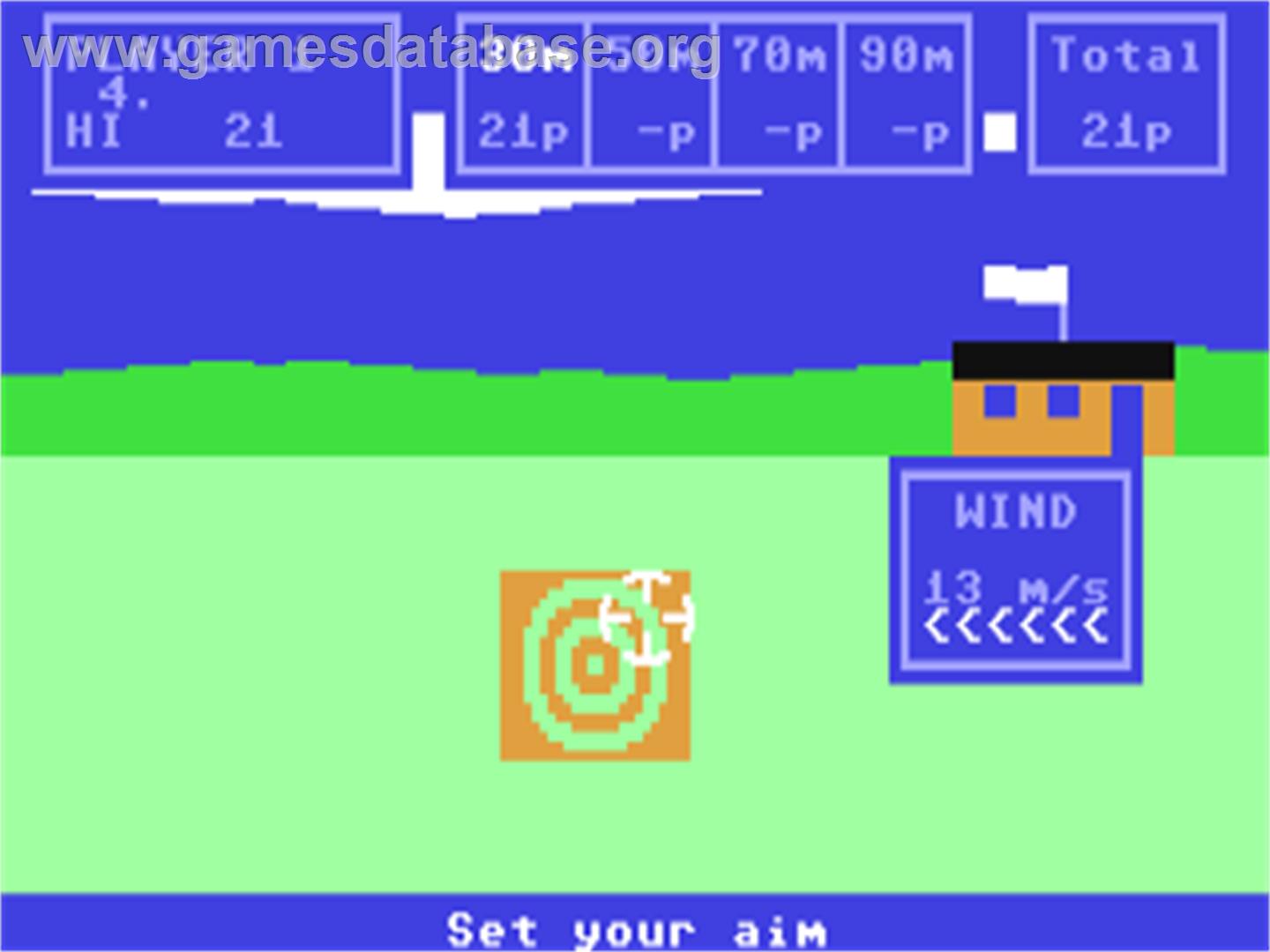 Archery - Commodore 64 - Artwork - In Game