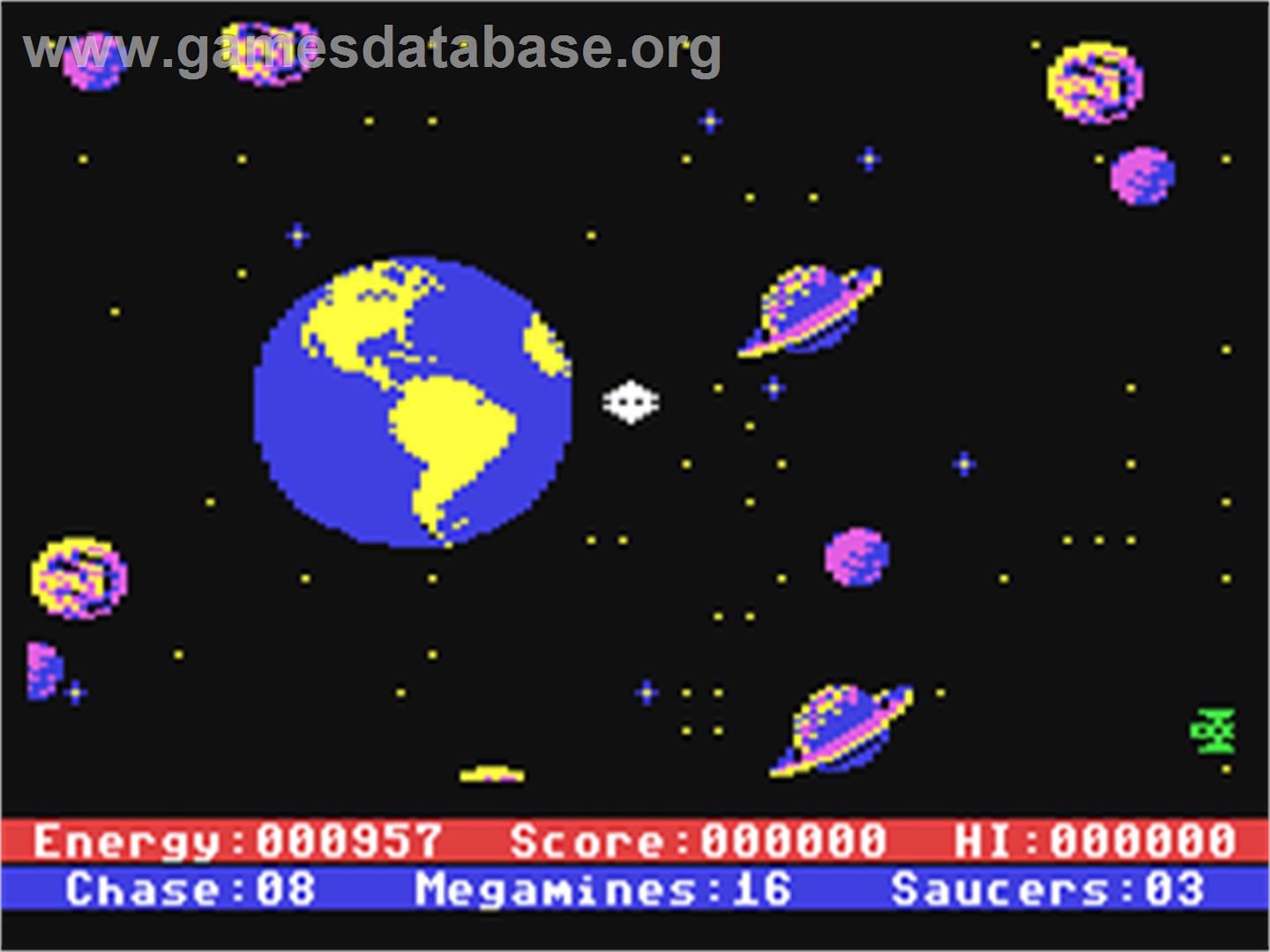 Astro Chase - Commodore 64 - Artwork - In Game