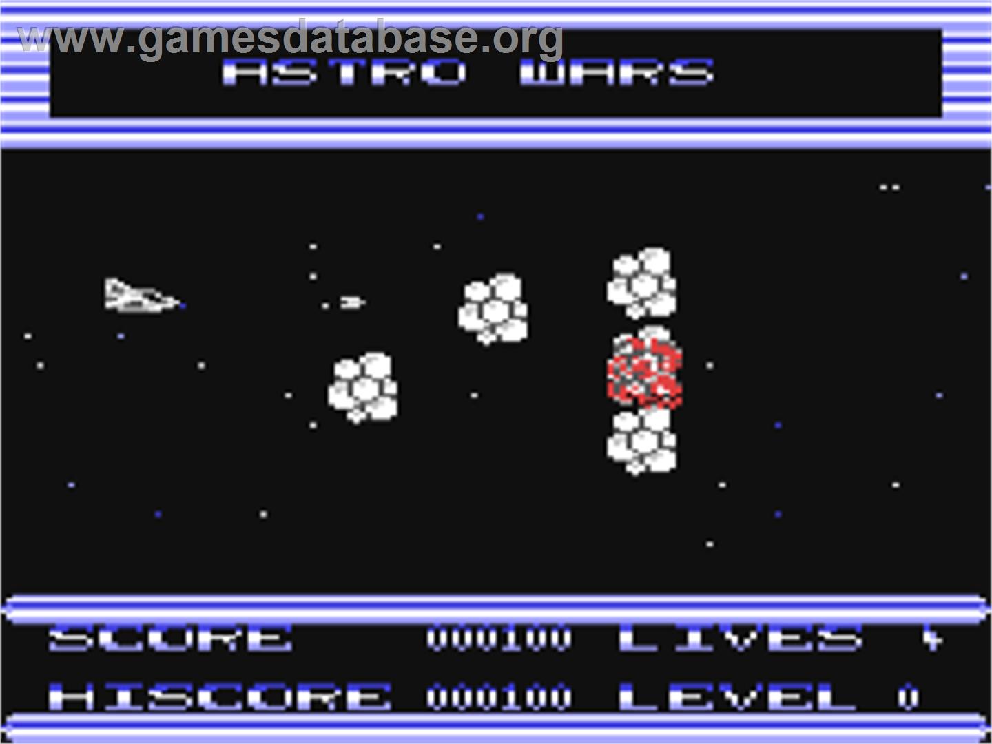 Astro Wars (Loadstar) - Commodore 64 - Artwork - In Game