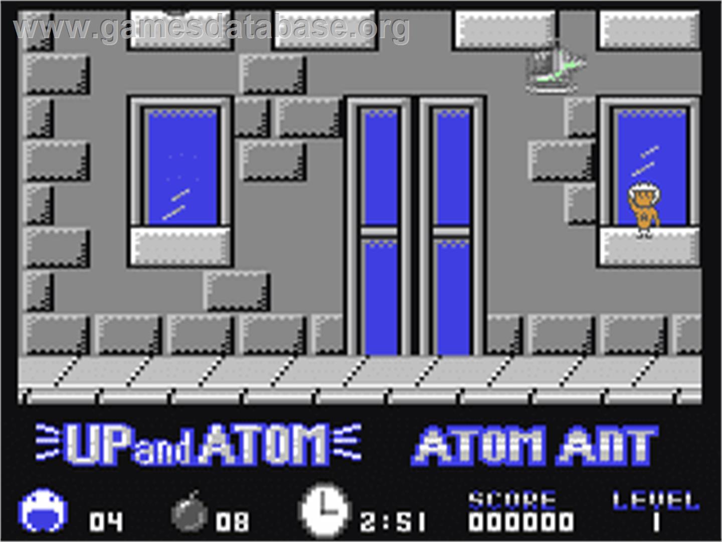 Atom Ant - Commodore 64 - Artwork - In Game