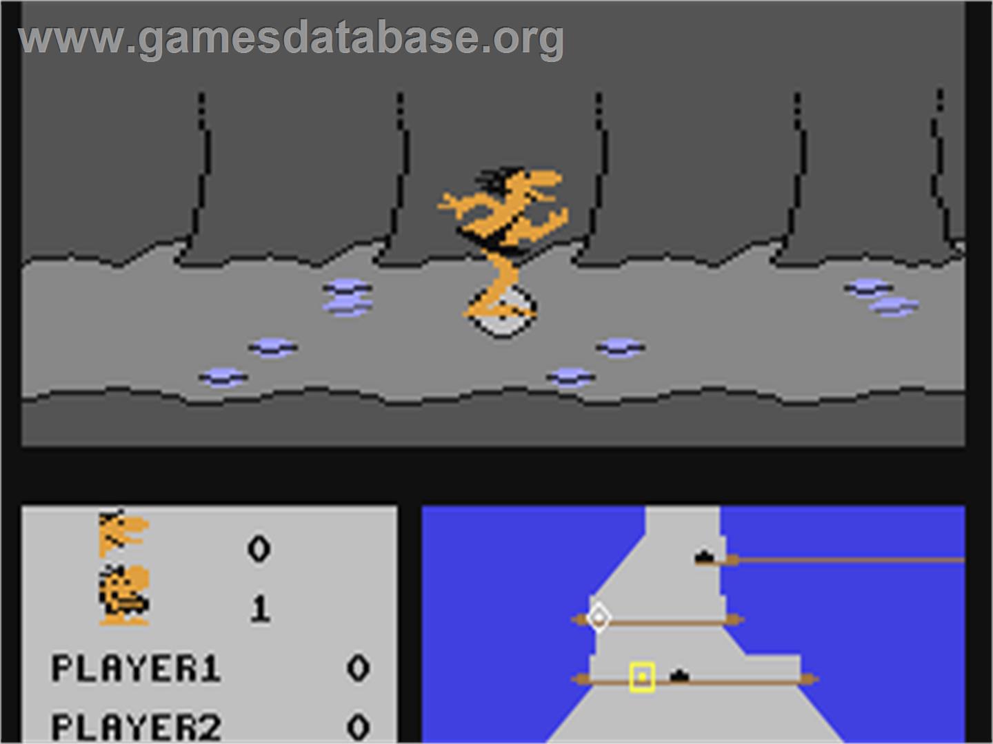 BC's Quest for Tires II: Grog's Revenge - Commodore 64 - Artwork - In Game