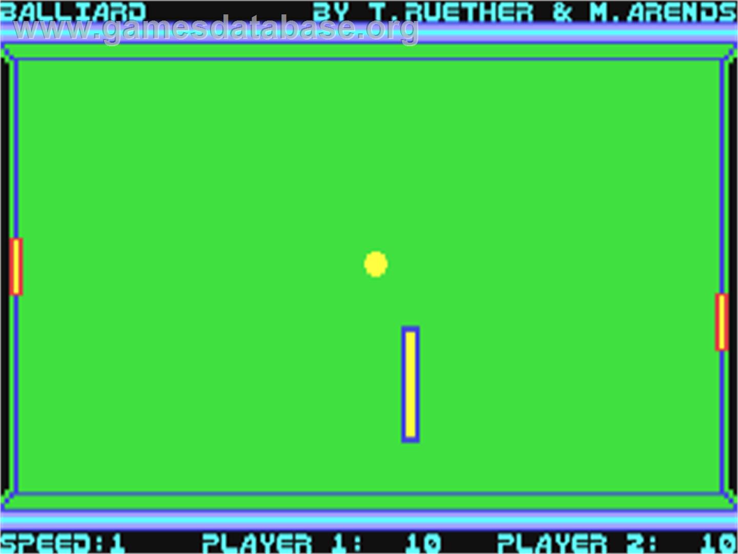 Balliard - Commodore 64 - Artwork - In Game