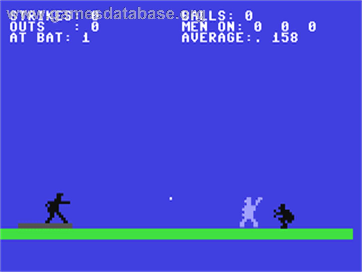 Baseball - Commodore 64 - Artwork - In Game