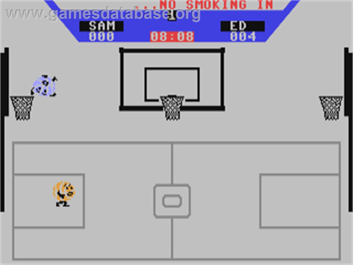 Basketball Sam And Ed - Commodore 64 - Artwork - In Game