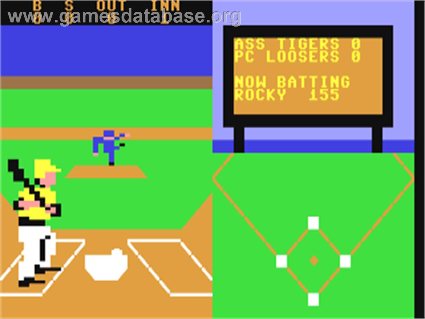 Batter Up! - Commodore 64 - Artwork - In Game
