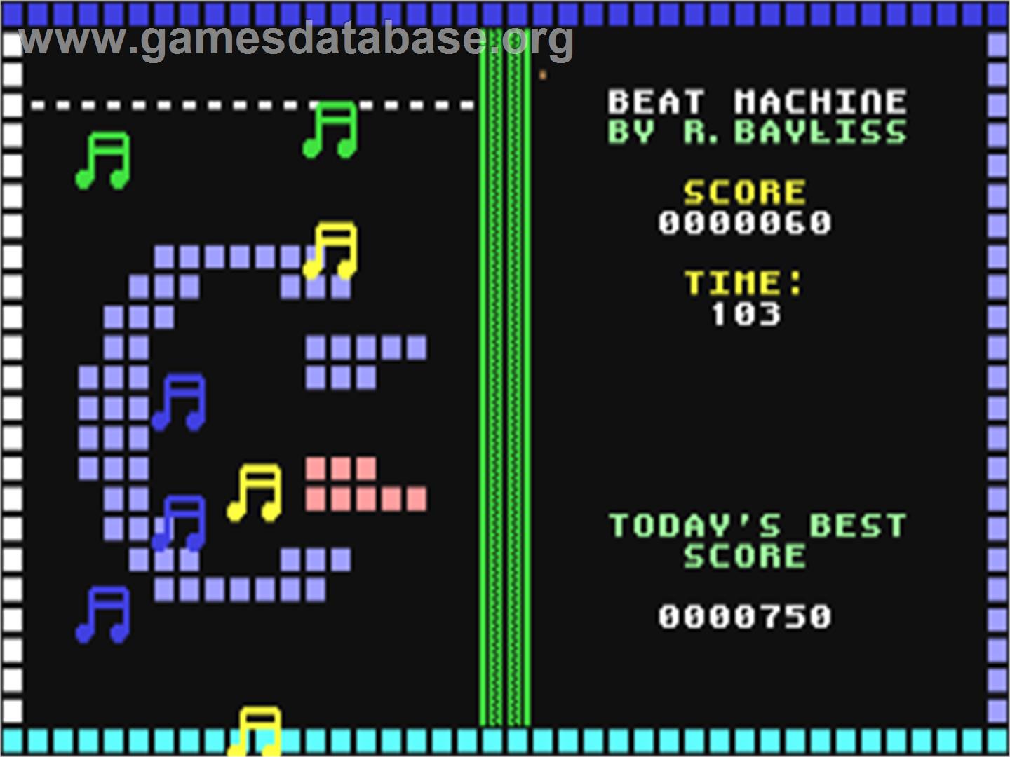 Beat Machine - Commodore 64 - Artwork - In Game