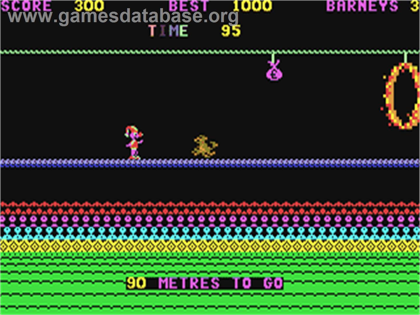 Bigtop Barney - Commodore 64 - Artwork - In Game