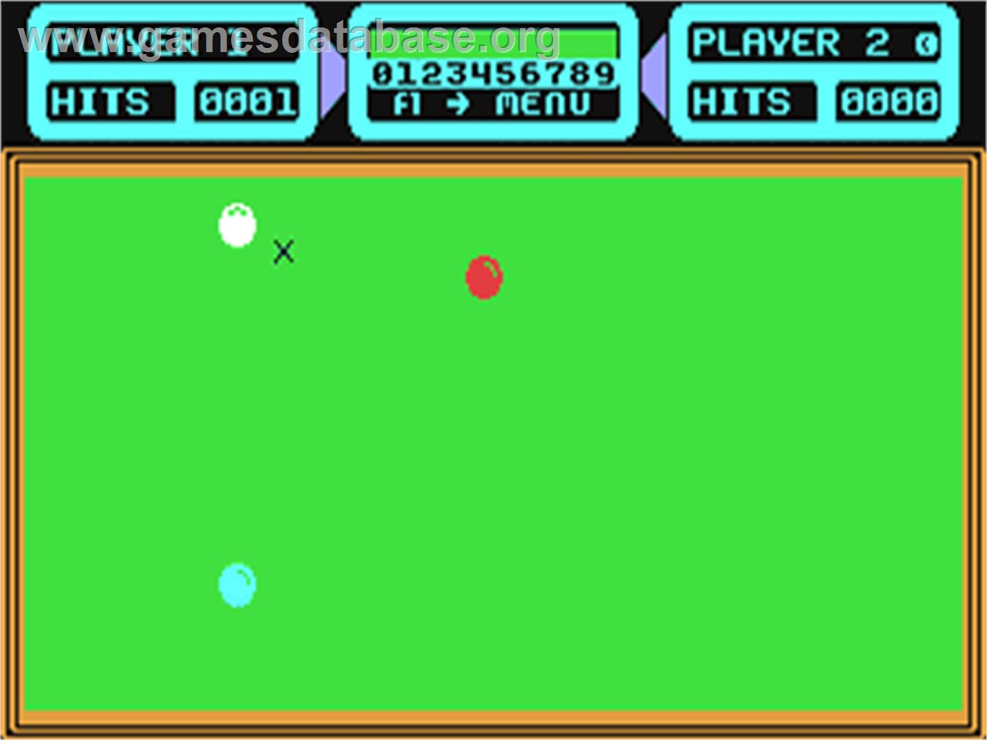 Billiard - Commodore 64 - Artwork - In Game