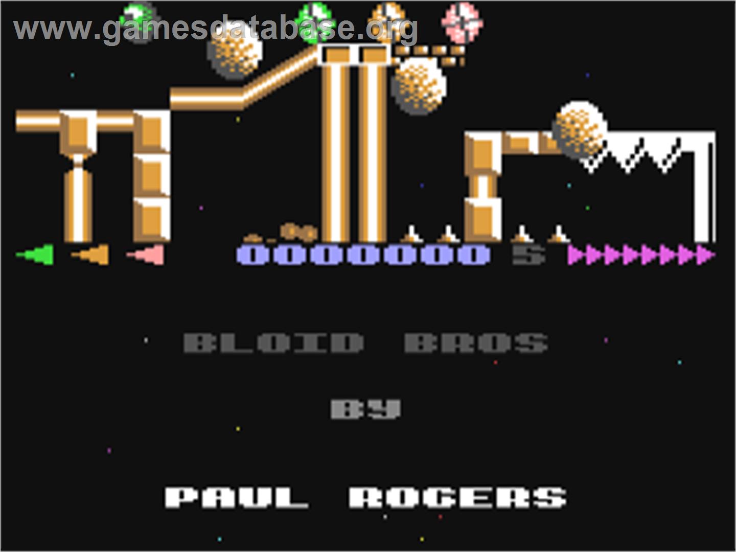 Bloid Bros - Commodore 64 - Artwork - In Game