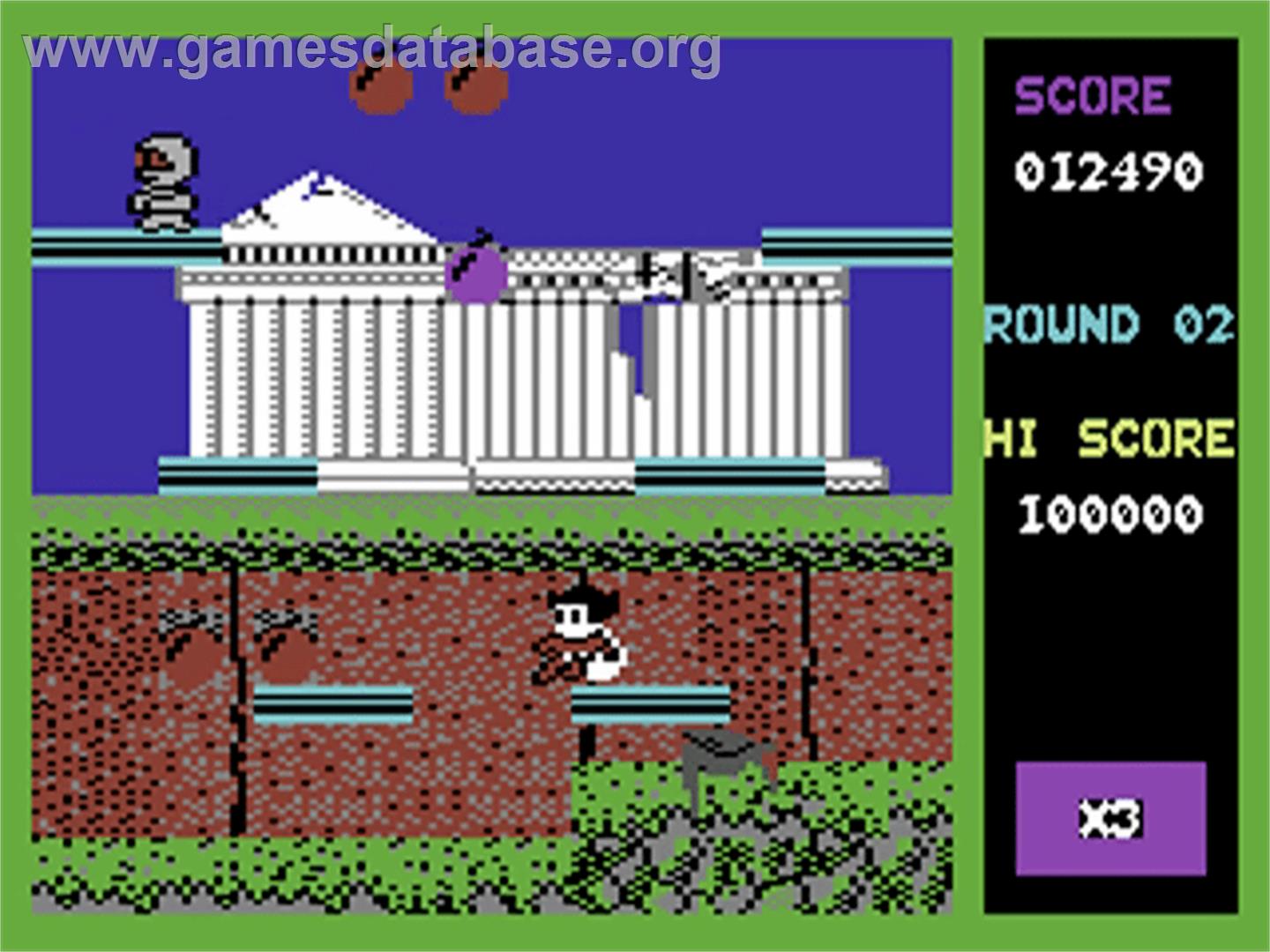 Bomb Jack - Commodore 64 - Artwork - In Game