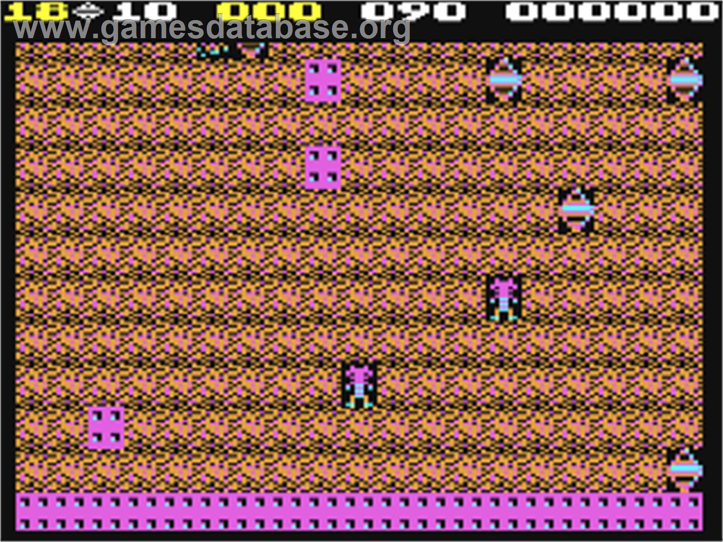 Boulder Dash De Luxe Remix 8 - Commodore 64 - Artwork - In Game