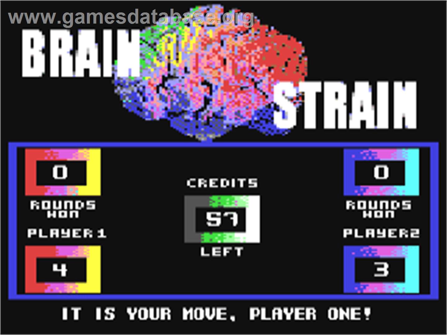 Brain Strain - Commodore 64 - Artwork - In Game