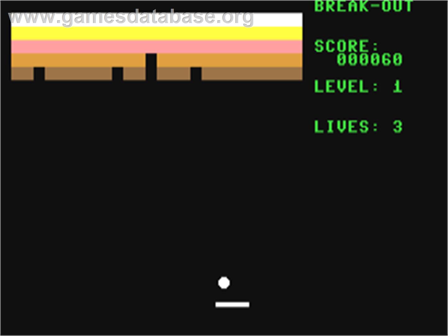 Break Out (Input 64) - Commodore 64 - Artwork - In Game
