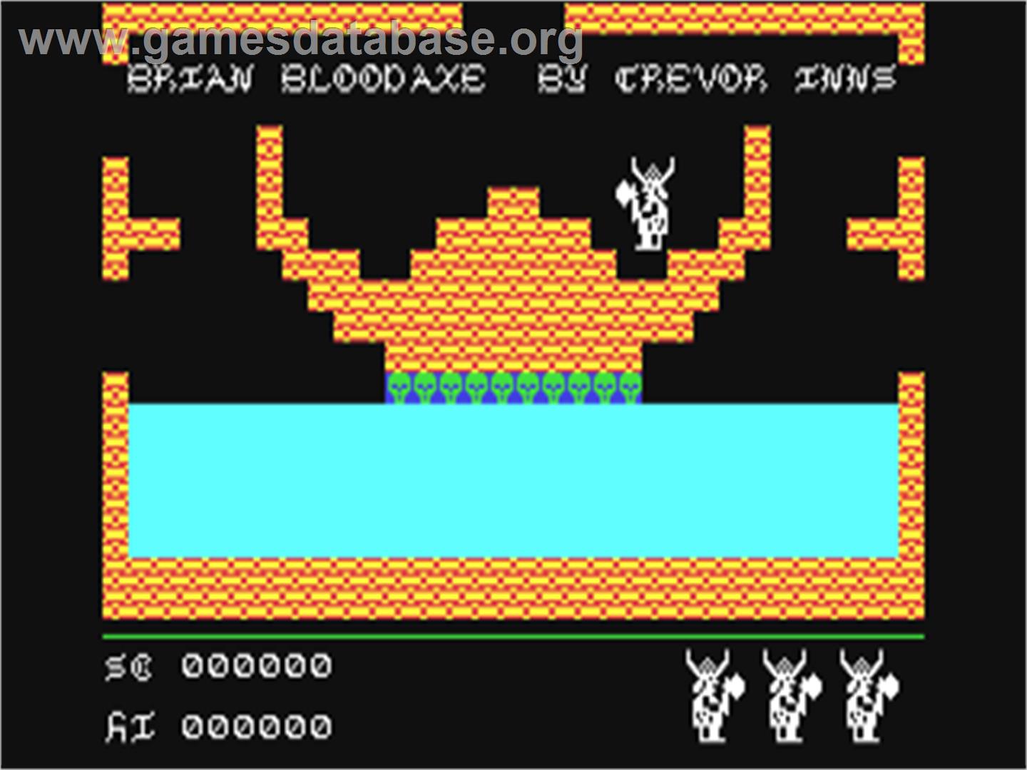Brian Bloodaxe - Commodore 64 - Artwork - In Game