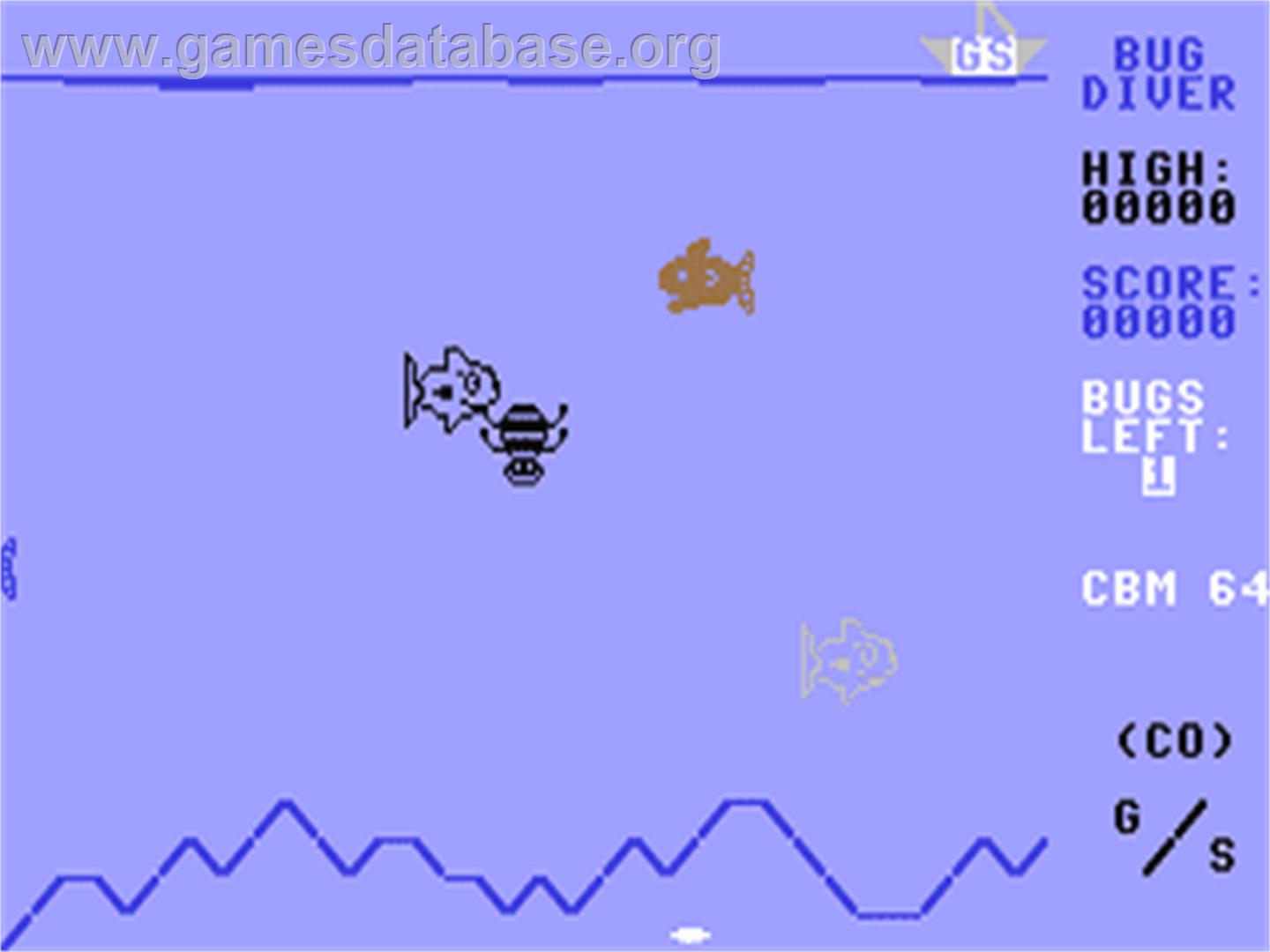 Bug Diver - Commodore 64 - Artwork - In Game