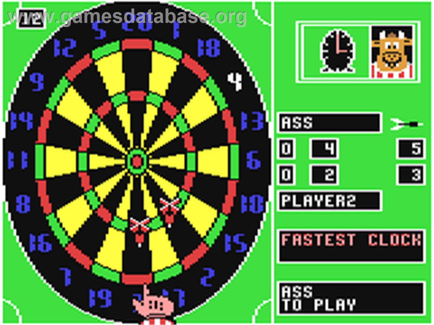 Bully's Sporting Darts - Commodore 64 - Artwork - In Game