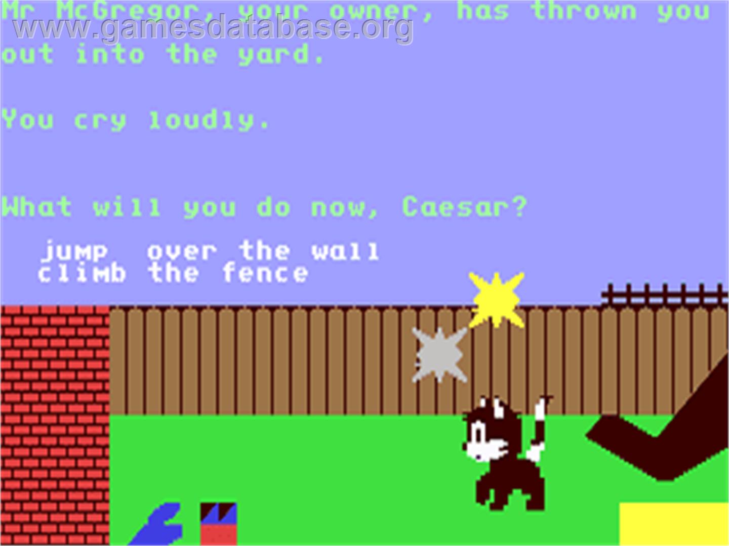 Caesar's Travels - Commodore 64 - Artwork - In Game
