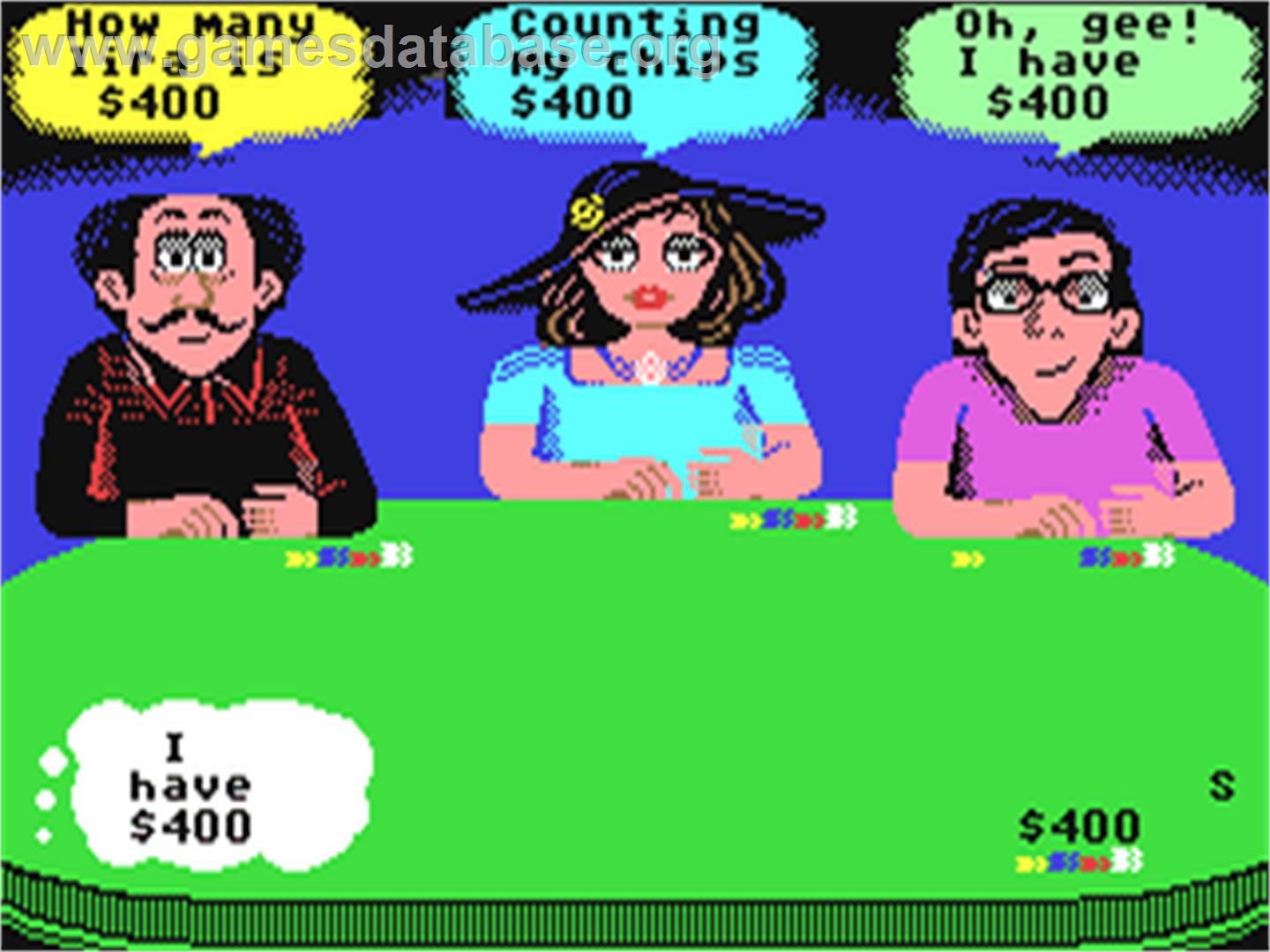 Card Sharks - Commodore 64 - Artwork - In Game