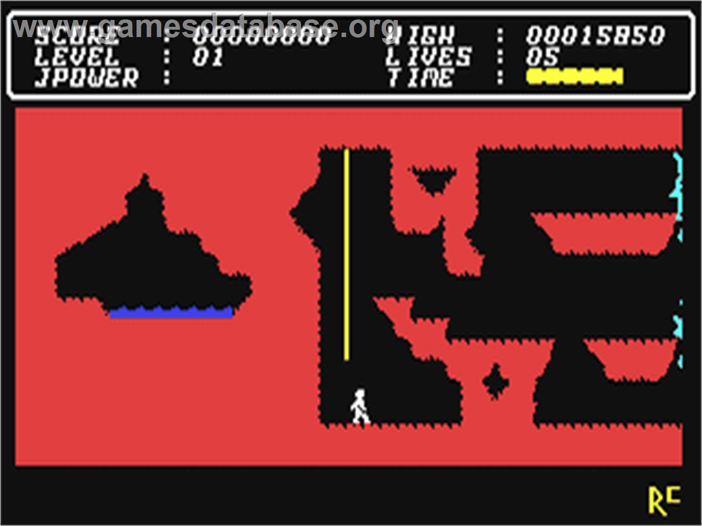 Cave Fighter - Commodore 64 - Artwork - In Game