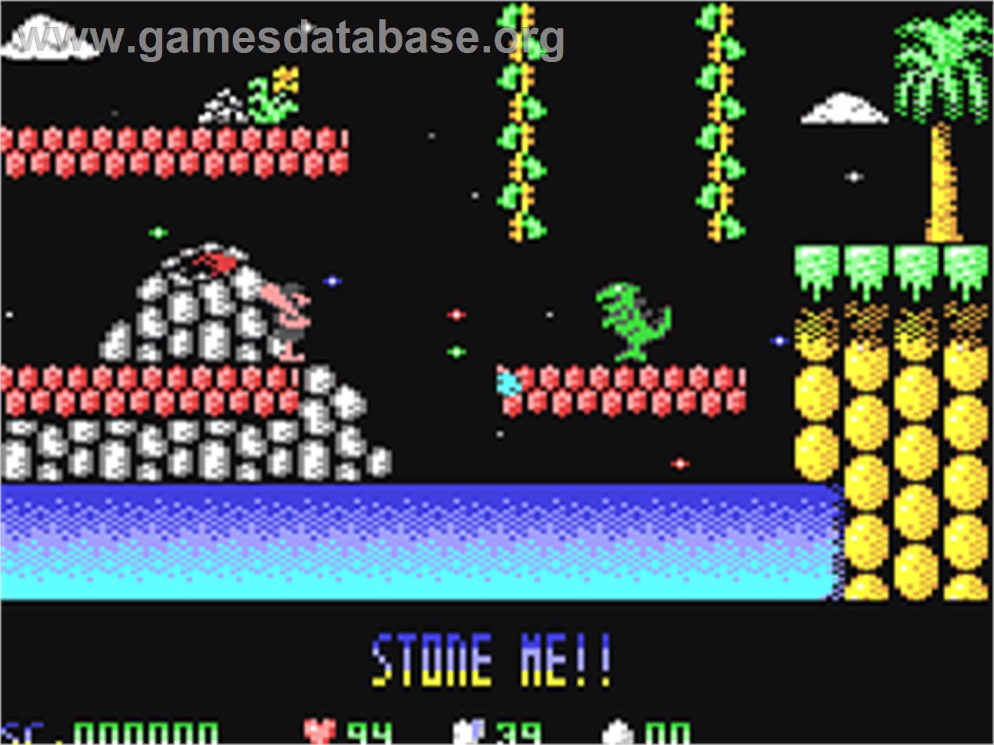 Cavemania - Commodore 64 - Artwork - In Game