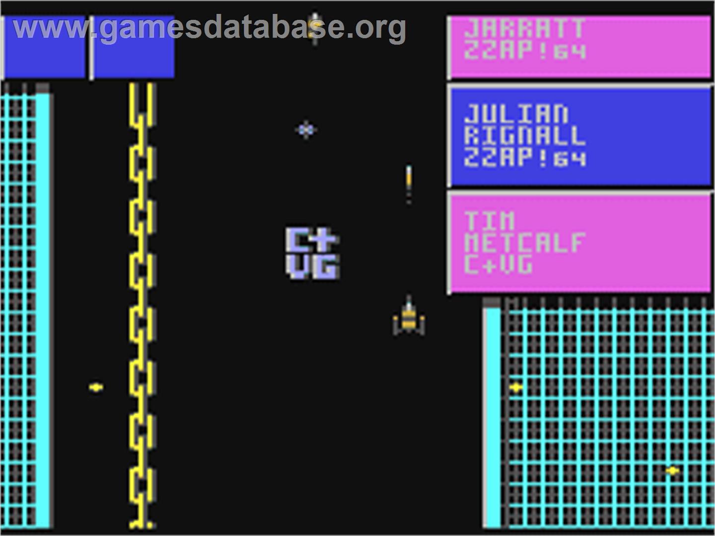 Celebrity Squares - Commodore 64 - Artwork - In Game