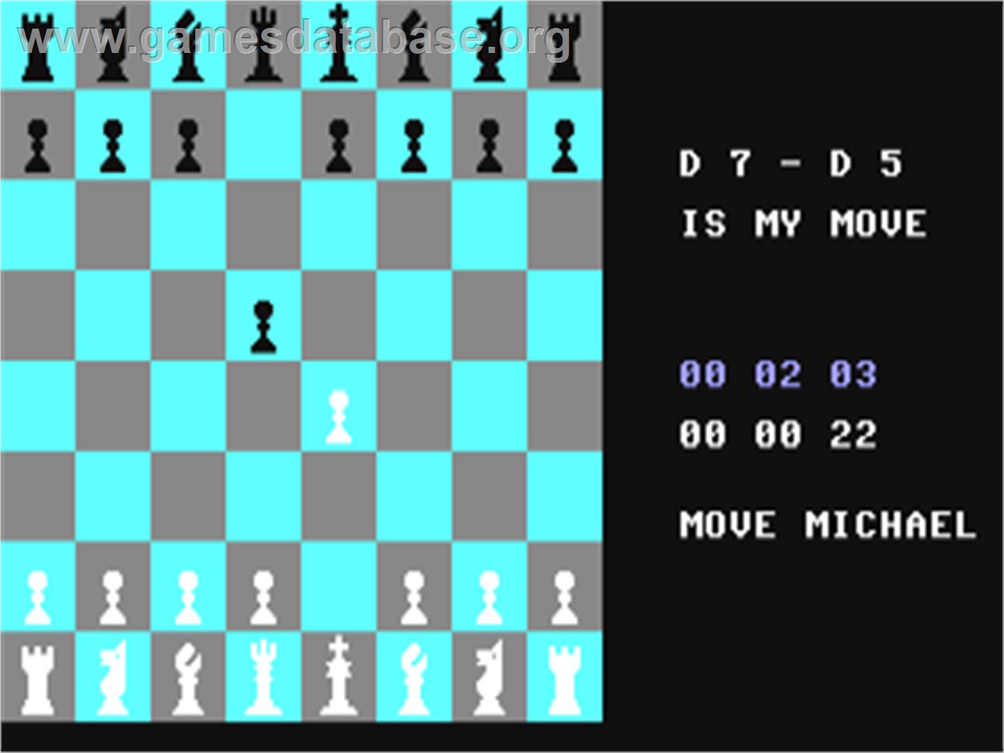 Chess-64 - Commodore 64 - Artwork - In Game